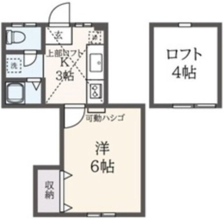 南太田駅 徒歩6分 2階の物件間取画像